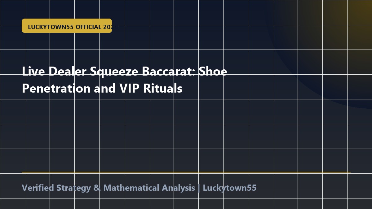 Live Dealer Squeeze Baccarat: Shoe Penetration and VIP Rituals