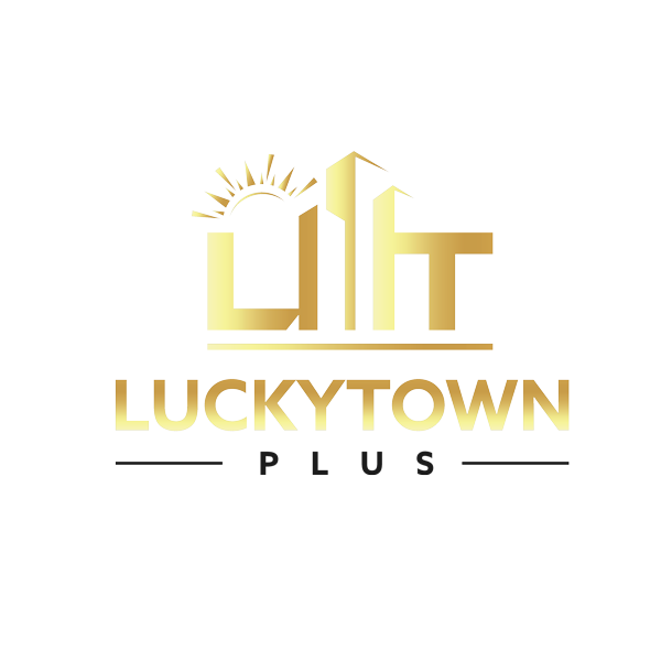 LuckyTown55 Gold Logo